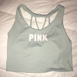 Victoria’s Secret Pink seafoam sports bra/tank